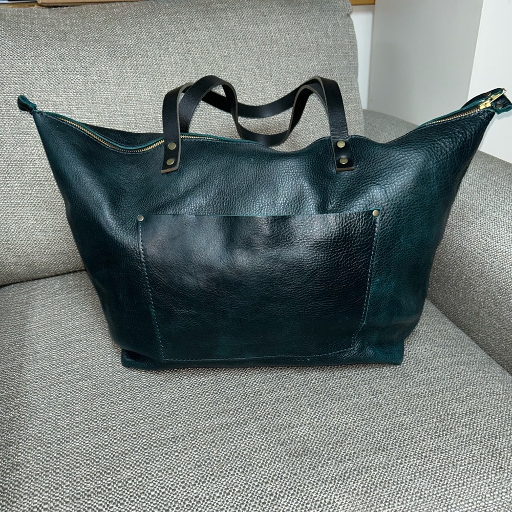 Portland Leather Goods Oversized Tote -Boreal